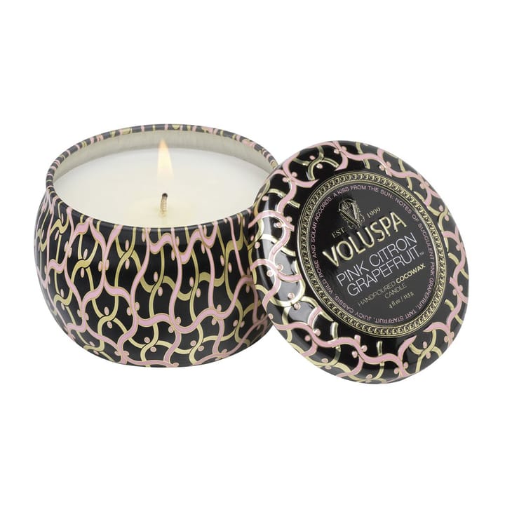 Vela perfumada Maison Noir Mini Tin 25 horas - Pink Citron Grapefruit - Voluspa