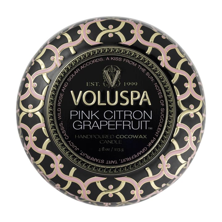 Vela perfumada Maison Noir Mini Tin 25 horas - Pink Citron Grapefruit - Voluspa