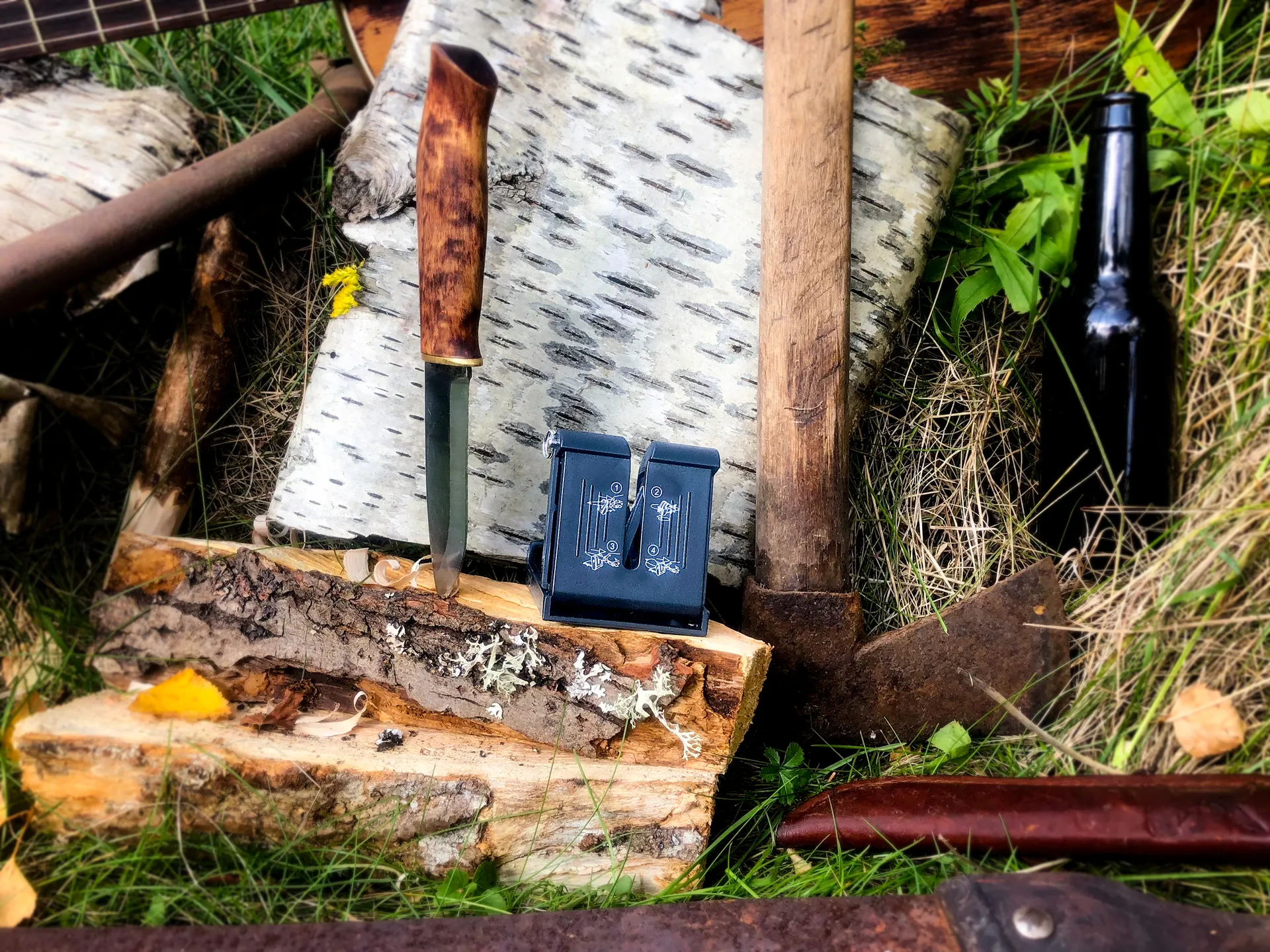 Afilador de cuchillos Vulkanus Pocket basic, negro Vulkanus