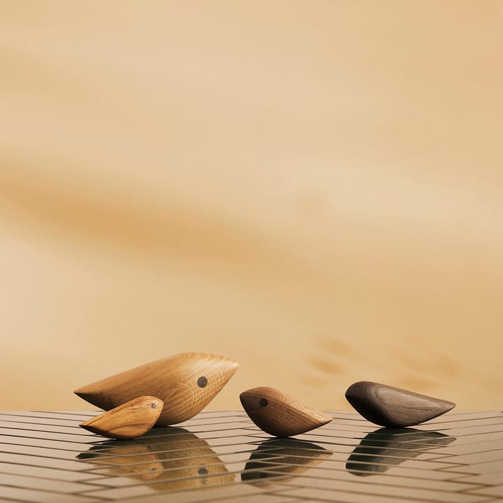 Adorno Twirling Bird L, Roble ahumado Warm Nordic
