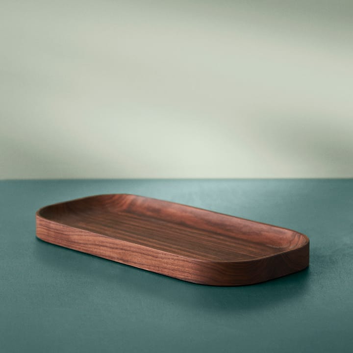 Bandeja ovalada Carved Wood - Nogal - Warm Nordic