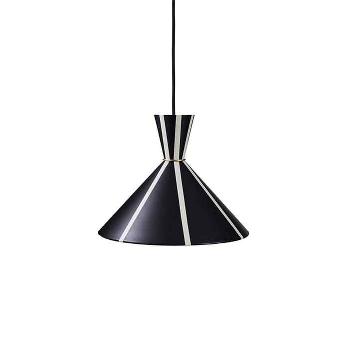 Lámpara colgante Bloom - Black noir/warm white, stripe - Warm Nordic