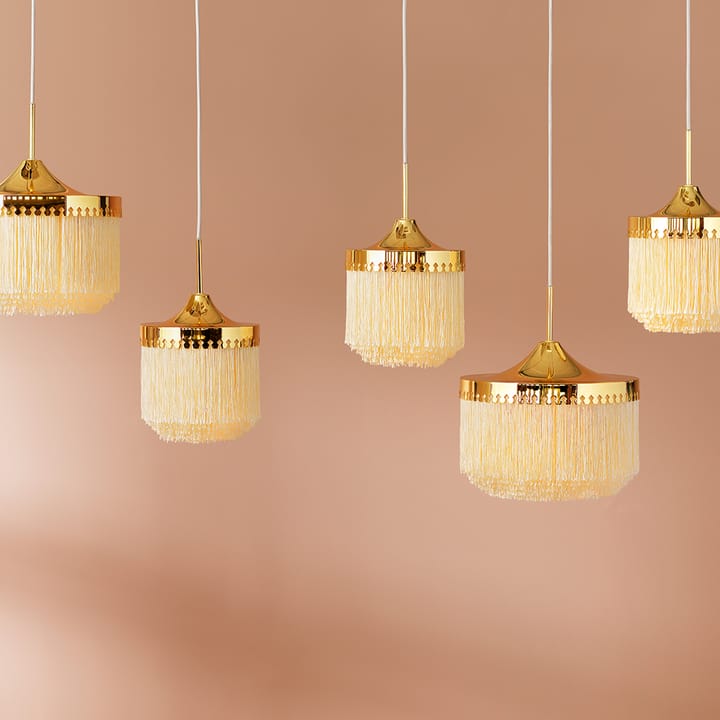 Lámpara colgante Fringe, Cream white, grande Warm Nordic