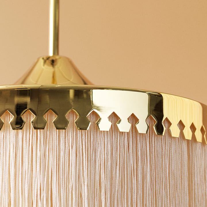 Lámpara colgante Fringe, Cream white, grande Warm Nordic