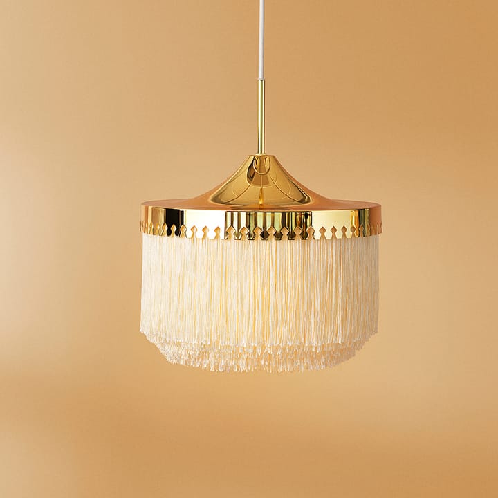 Lámpara colgante Fringe, Cream white, grande Warm Nordic