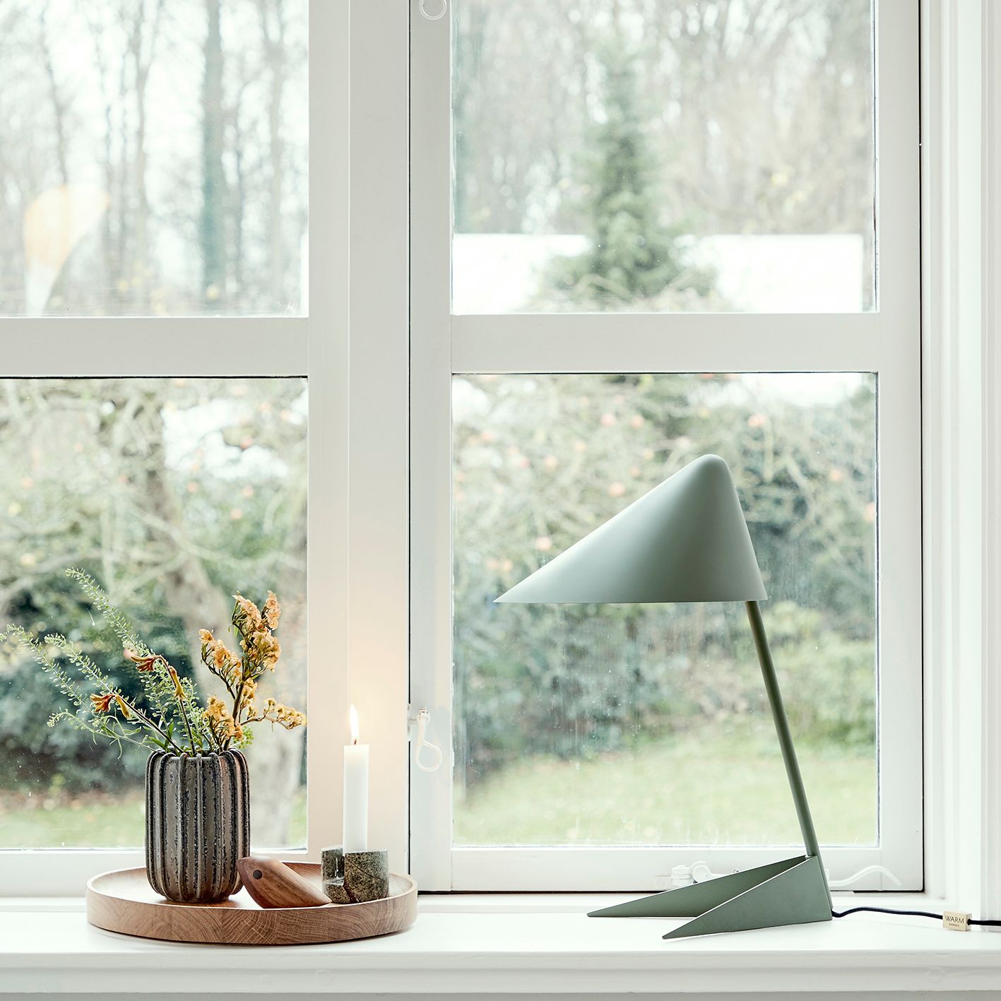Lámpara de mesa Ambience, Dusty green Warm Nordic