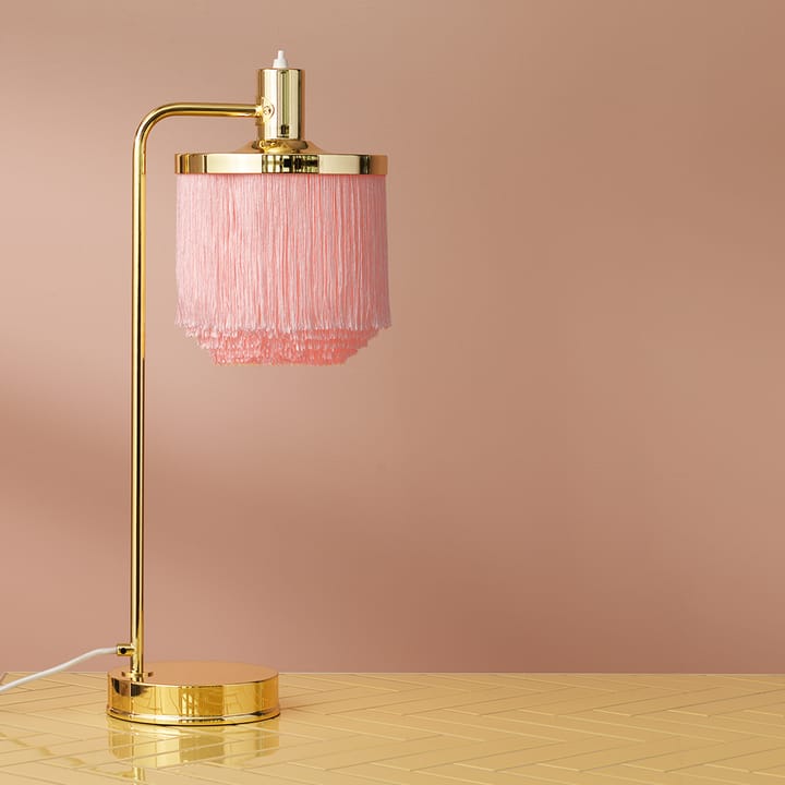 Lámpara de mesa Fringe, Pale pink Warm Nordic