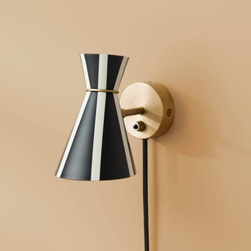 Lámpara de pared Bloom - Black noir/warm white, stripe - Warm Nordic
