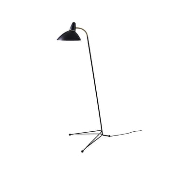 Lámpara de pie Lightsome - Black noir, detalles en latón - Warm Nordic