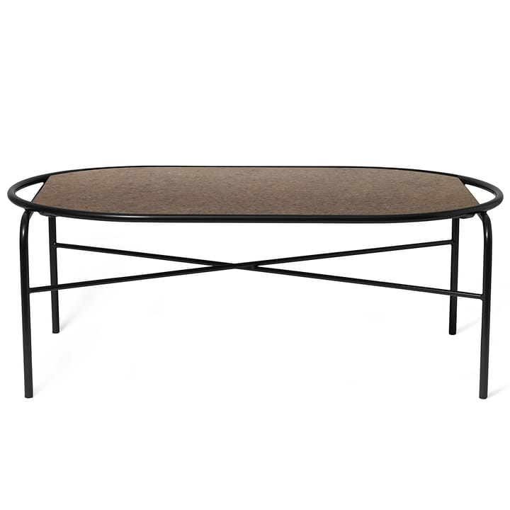 Mesa auxiliar ovalada Secant granito - Antique brown - Warm Nordic