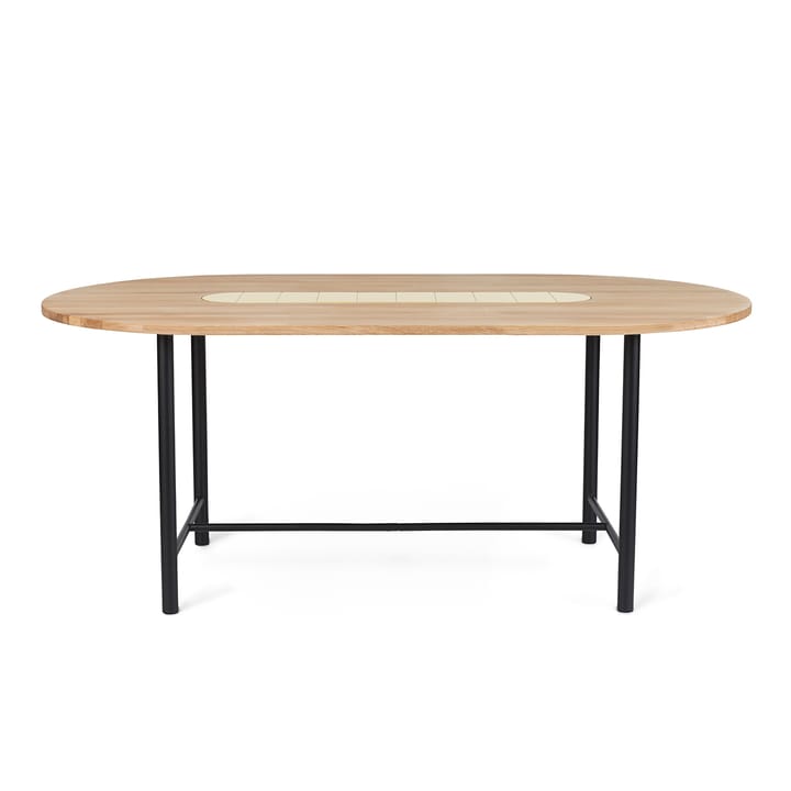 Mesa Be My Guest 180 cm, Roble aceitado blanco-amarillo Warm Nordic