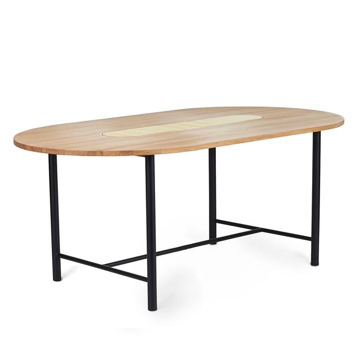 Mesa Be My Guest 180 cm, Roble aceitado blanco-amarillo Warm Nordic