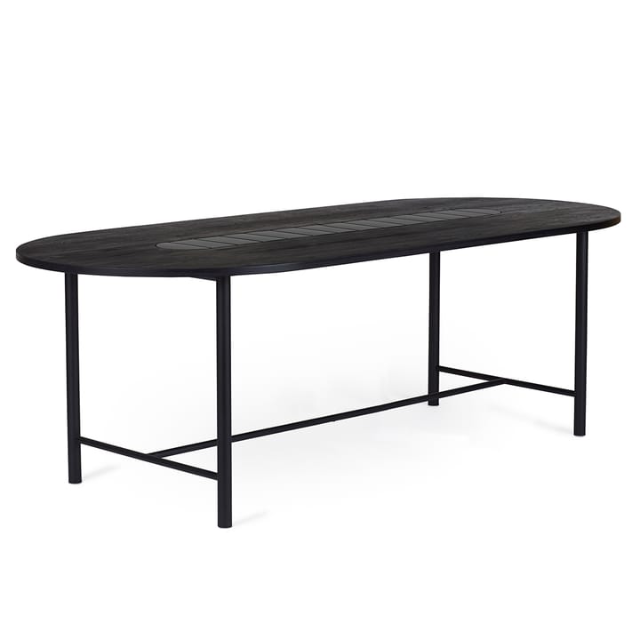 Mesa Be My Guest 220 cm, Roble aceitado negro-negro Warm Nordic