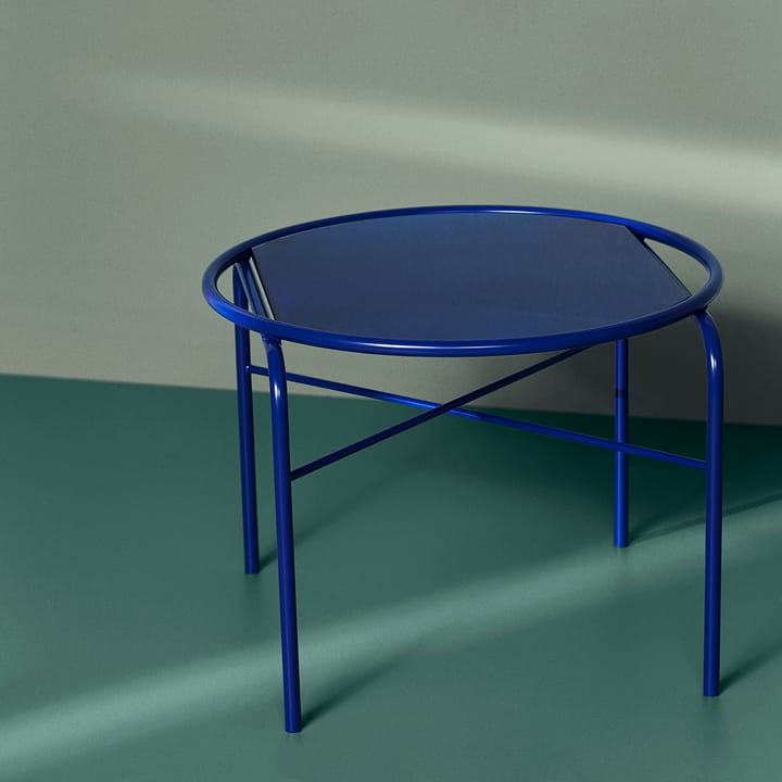 Mesa de centro Secant Ø60 cm - Cobalt blue - Warm Nordic