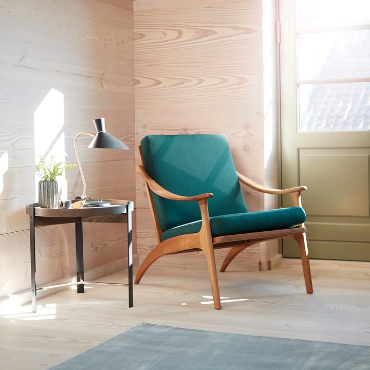 Mesa de centro Secant de mármol Ø60 cm, Black-gold Warm Nordic