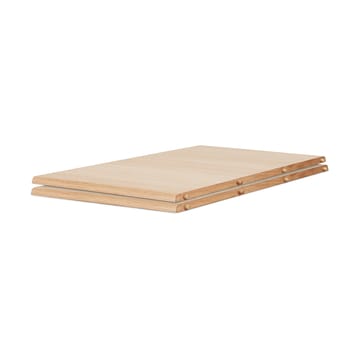 Mesa Evermore con 2 extensiones de 45 cm cada una - Natural oak, 160 cm - Warm Nordic