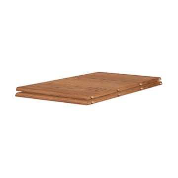 Mesa Evermore con 2 extensiones de 45 cm cada una - Teak oiled oak, 160 cm - Warm Nordic