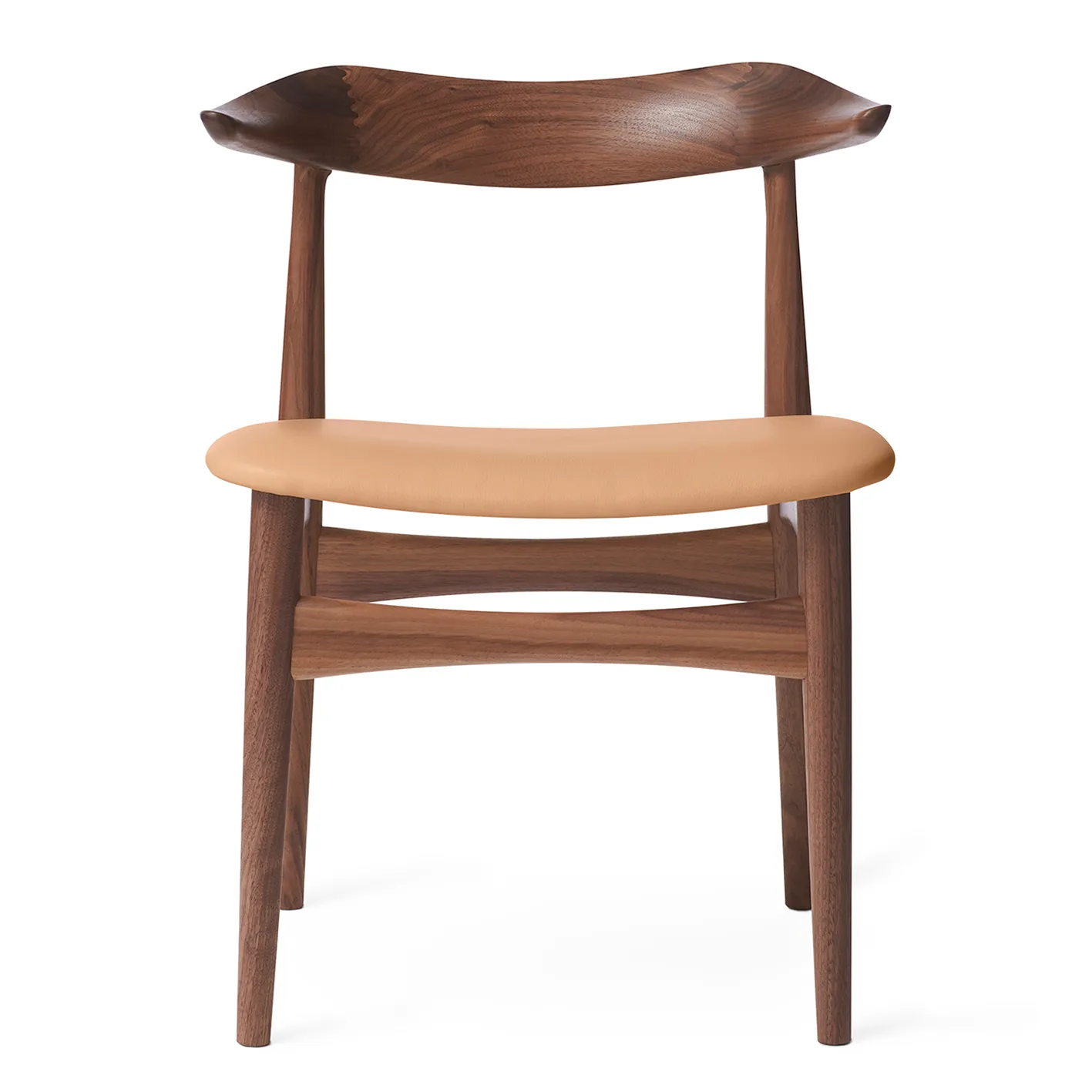 Silla nogal Cow Horn, Soavé nature Warm Nordic