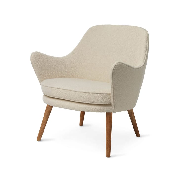 Sillón Dwell - Barnum24 cream-patas de roble ahumado - Warm Nordic