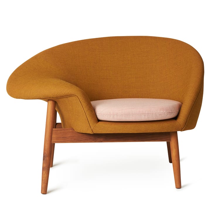 Sillón Fried Egg - Dark ochre-pale rose - Warm Nordic