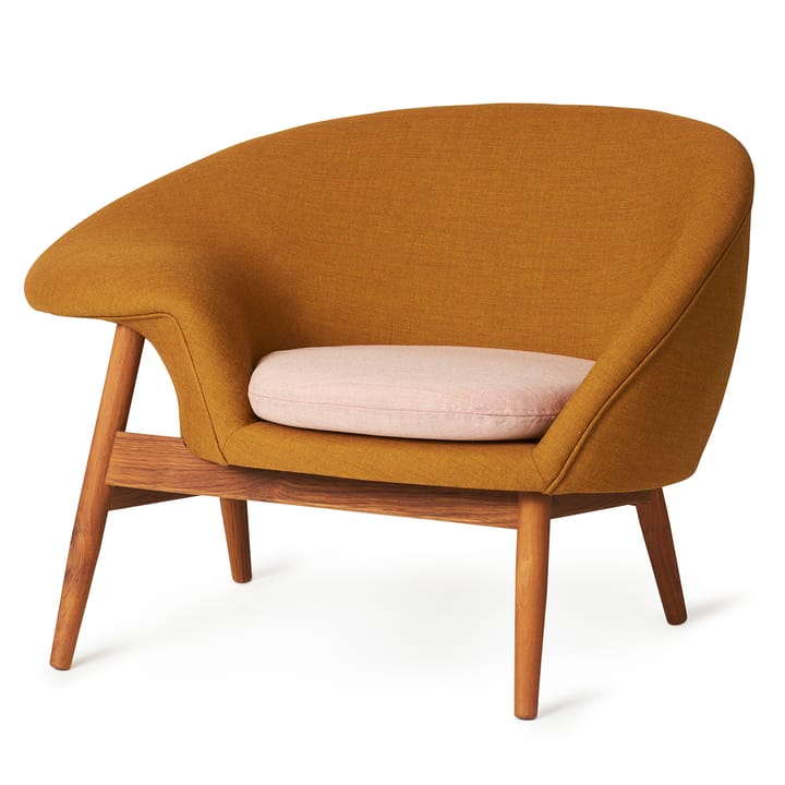 Sillón Fried Egg, Dark ochre-pale rose Warm Nordic