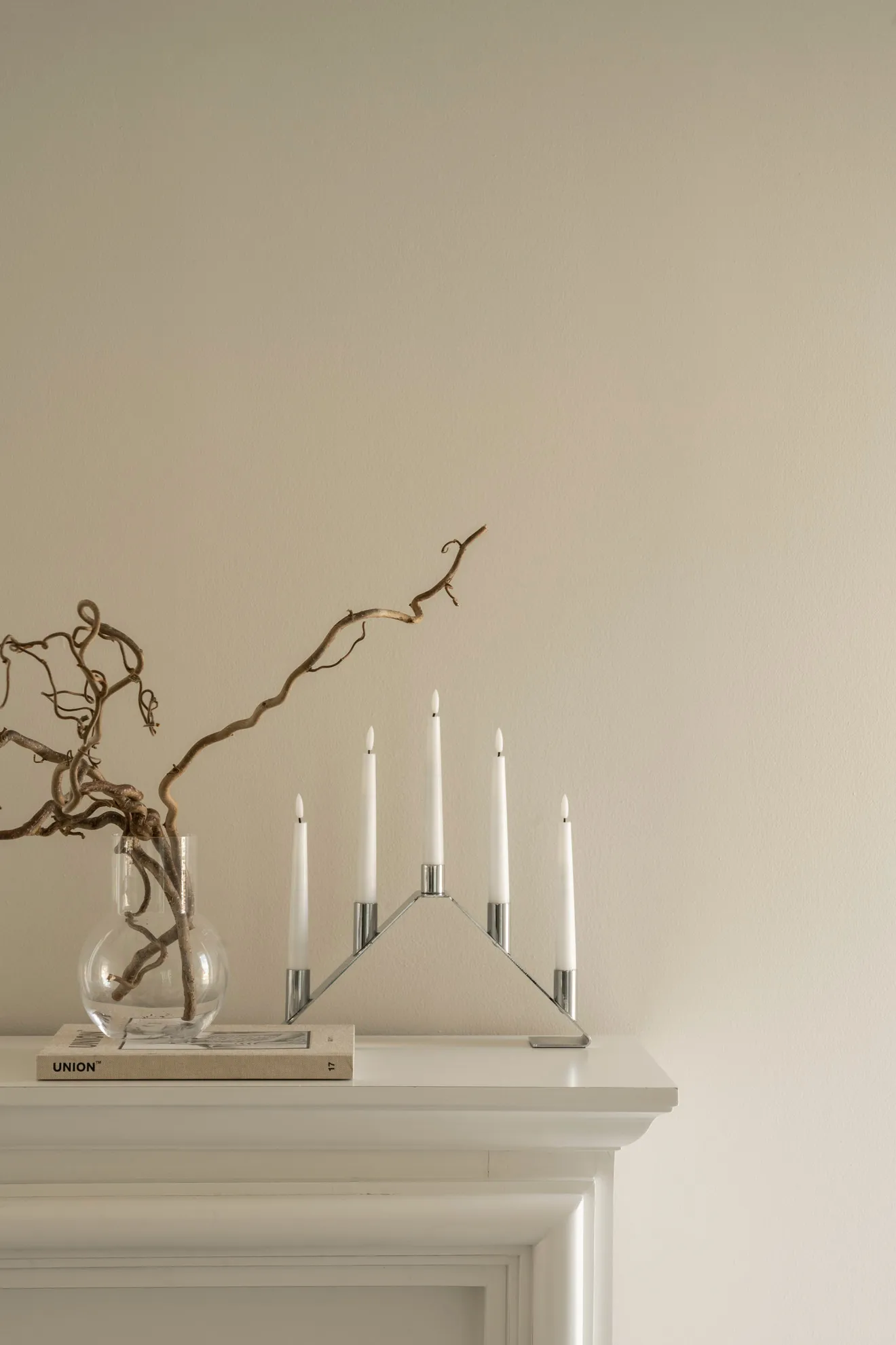 Candelabro de Adviento Luna, Chrome Watt & Veke