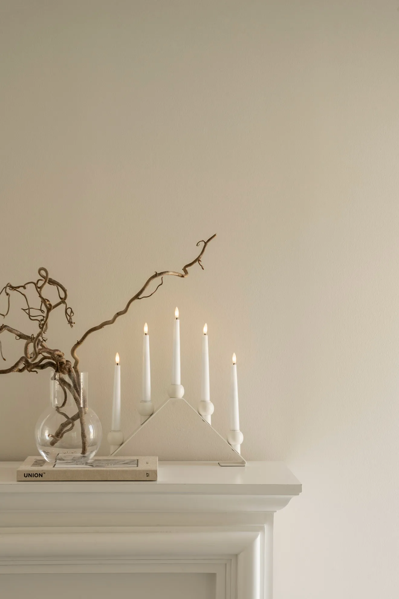 Candelabro de Adviento Luna, White Watt & Veke