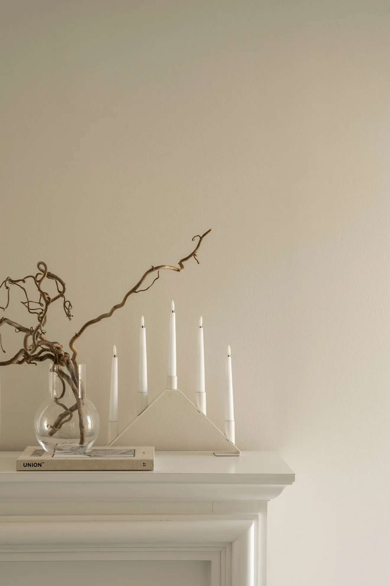Candelabro de Adviento Luna, White Watt & Veke