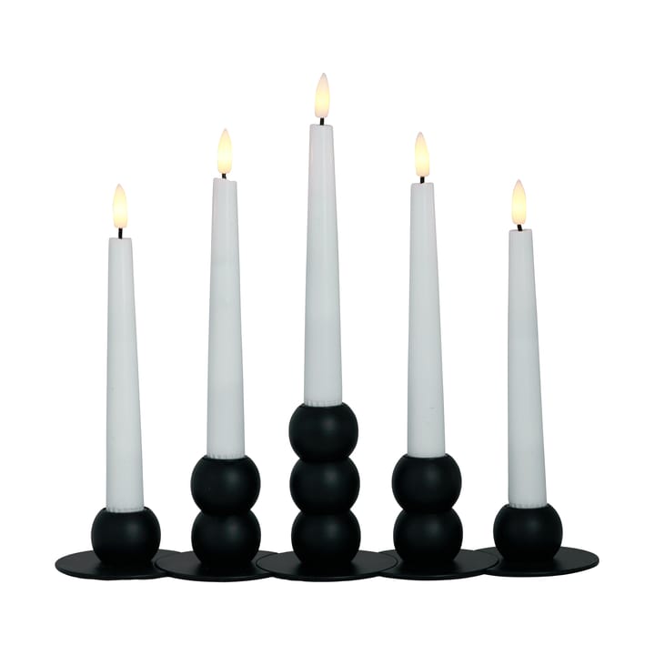 Candelabro Lykke combinable incl. 5 velas LED - Black - Watt & Veke