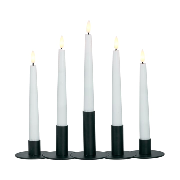 Candelabro Lykke combinable incl. 5 velas LED - Black - Watt & Veke