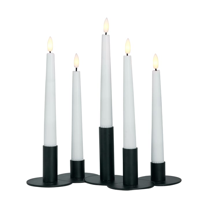 Candelabro Lykke combinable incl. 5 velas LED - Black - Watt & Veke