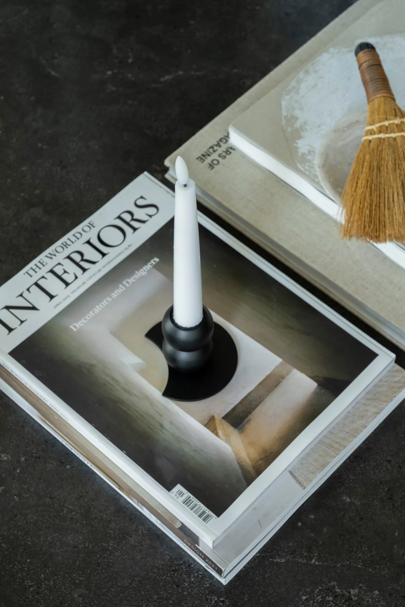 Candelabro Lykke combinable incl. 5 velas LED, Black Watt & Veke