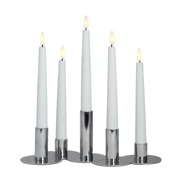 Candelabro Lykke combinable incl. 5 velas LED - Chrome - Watt & Veke