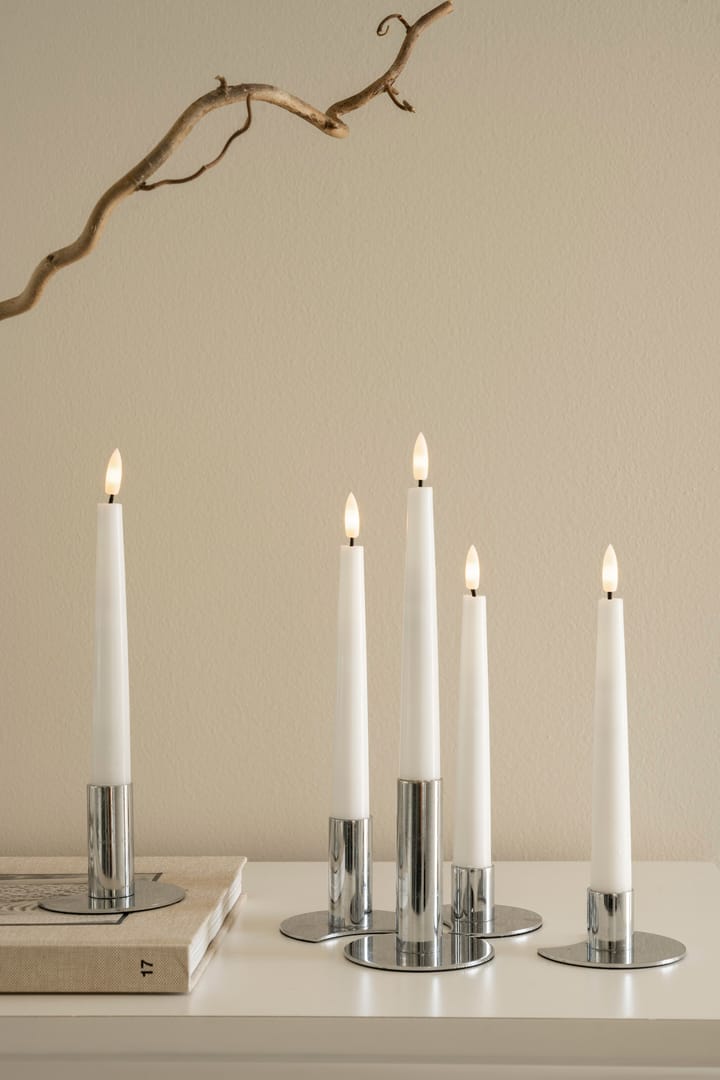Candelabro Lykke combinable incl. 5 velas LED, Chrome Watt & Veke