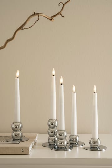 Candelabro Lykke combinable incl. 5 velas LED - Chrome - Watt & Veke