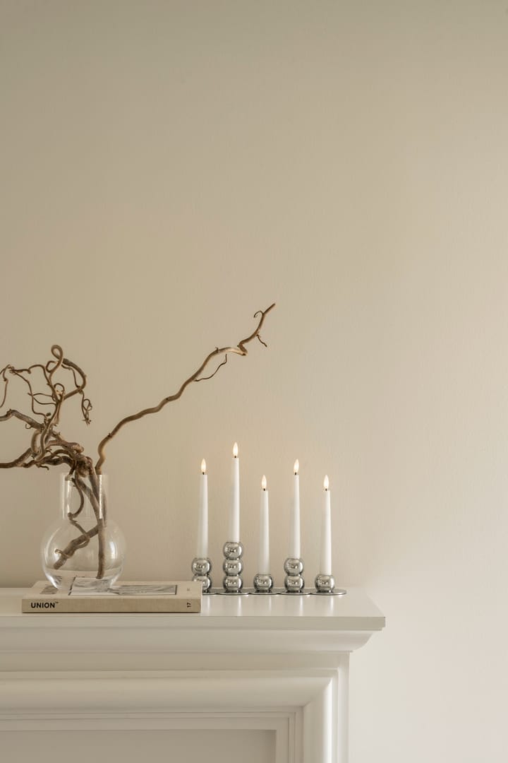Candelabro Lykke combinable incl. 5 velas LED, Chrome Watt & Veke