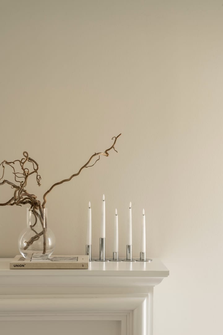 Candelabro Lykke combinable incl. 5 velas LED, Chrome Watt & Veke