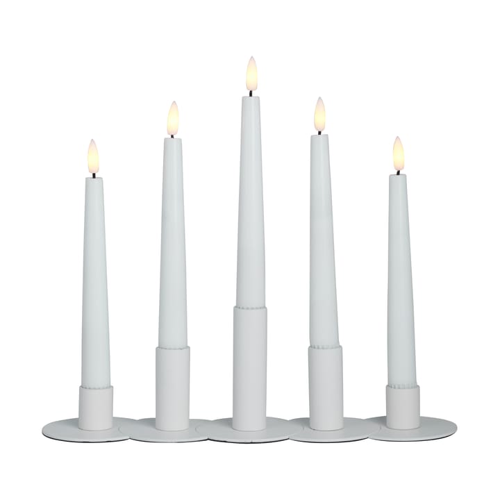 Candelabro Lykke combinable incl. 5 velas LED - White - Watt & Veke