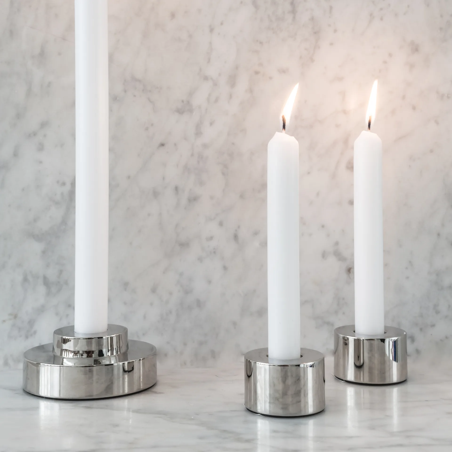 Candelabro REX Ø9 cm, cromo brillante Watt & Veke