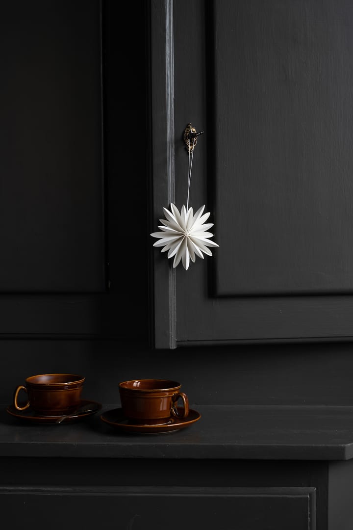 Colgante de navidad Flower Ø10 cm, blanco Watt & Veke