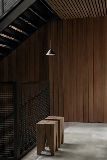 Colgante Kuro  - Negro, Ø17 × 9 cm - Watt & Veke