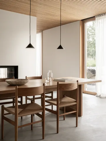 Colgante Kuro  - Negro, Ø17 × 9 cm - Watt & Veke