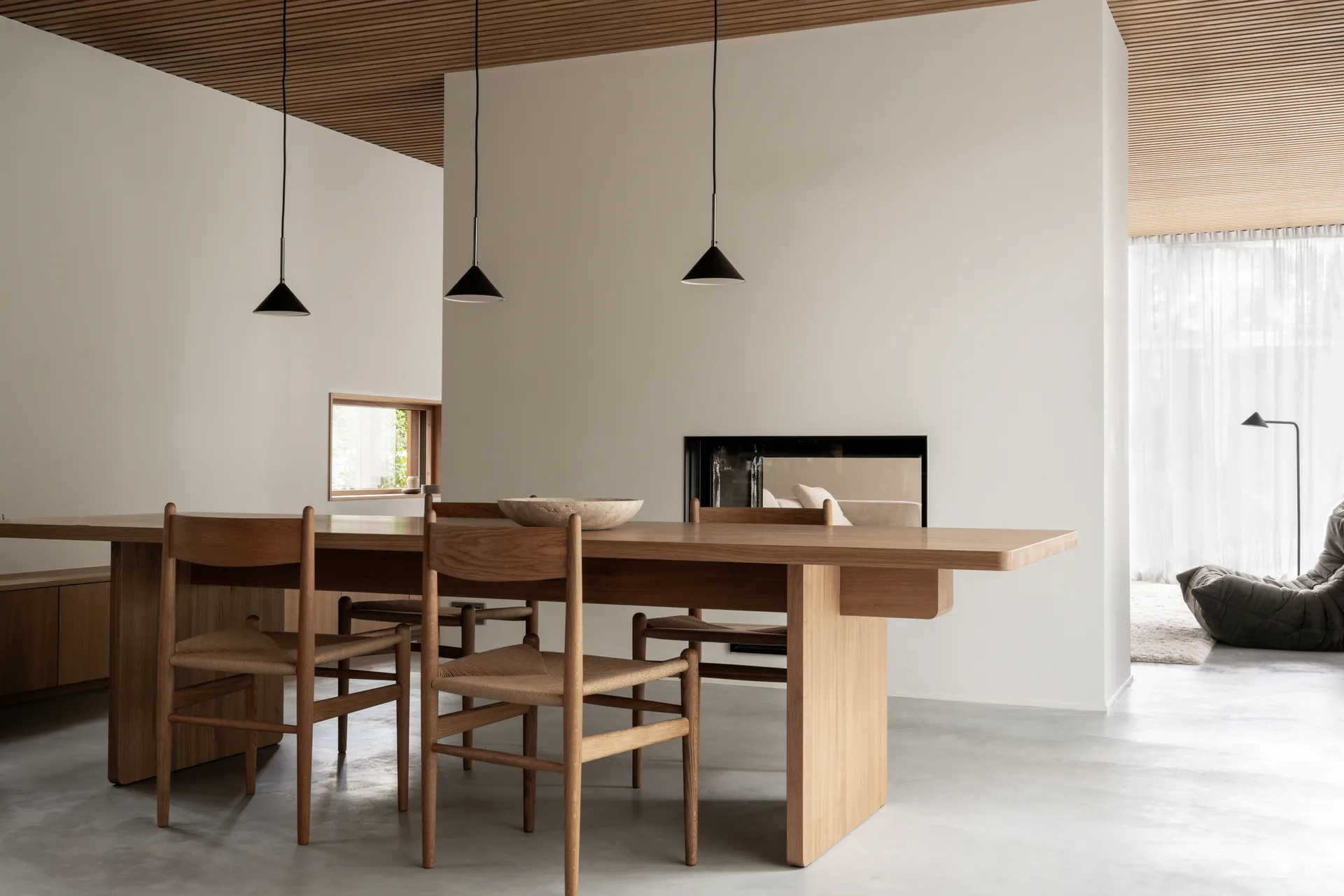 Colgante Kuro , Negro, Ø17 × 9 cm Watt & Veke