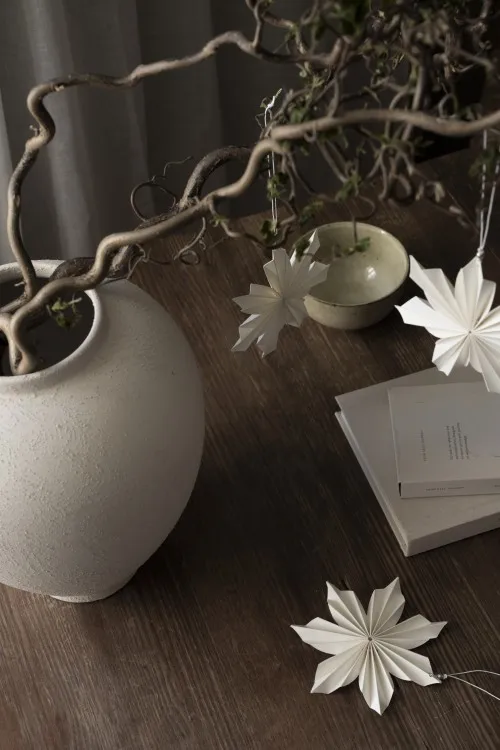 Decoración navideña Aurora 3 piezas, White-brown Watt & Veke