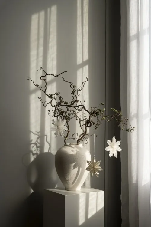 Decoración navideña Aurora 3 piezas, White-brown Watt & Veke