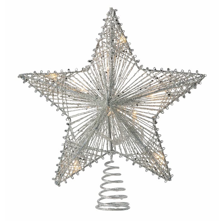 Estrella árbol de Navidad Gloria - plata - Watt & Veke