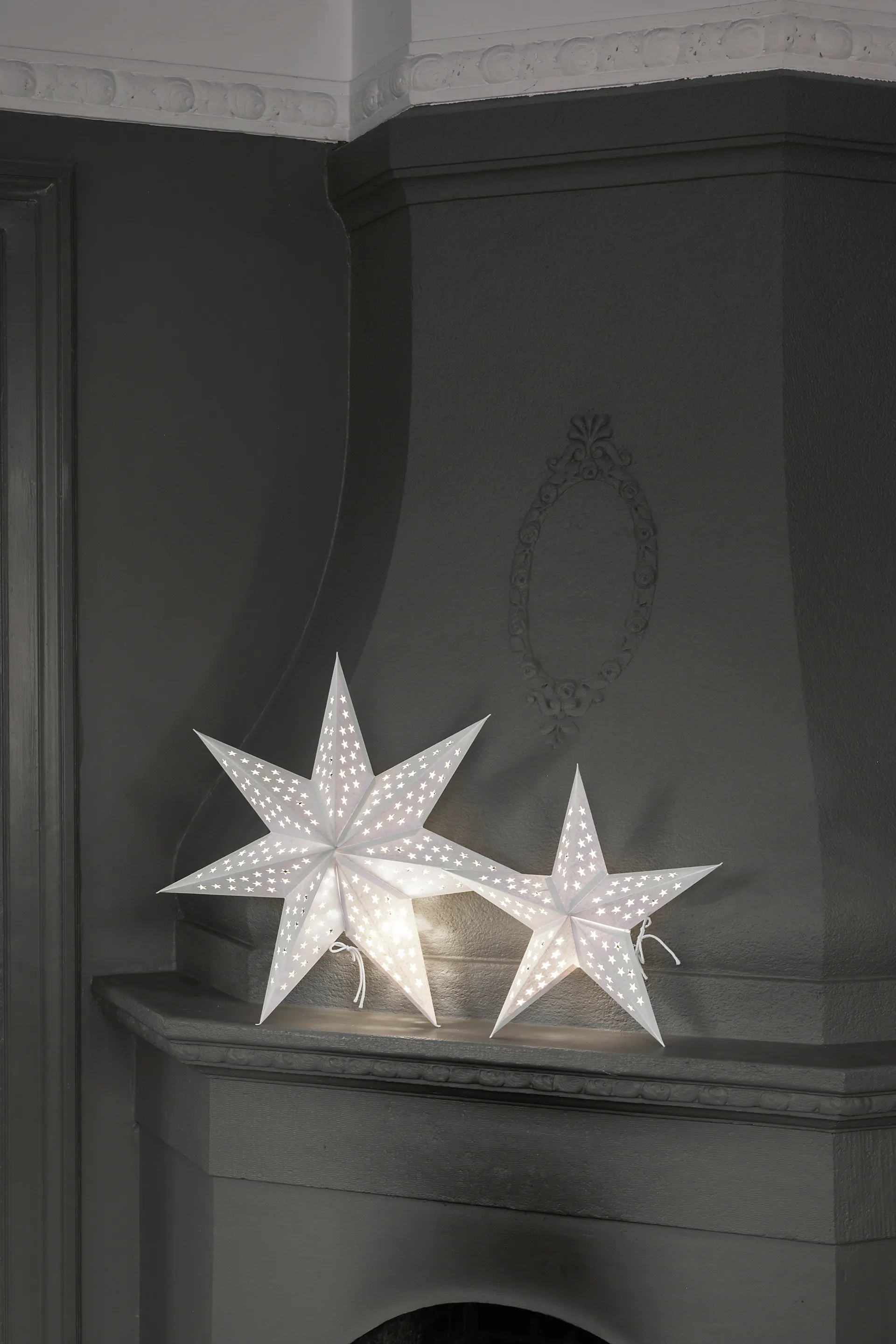 Estrella de adviento Beata Ø60 cm, blanco Watt & Veke