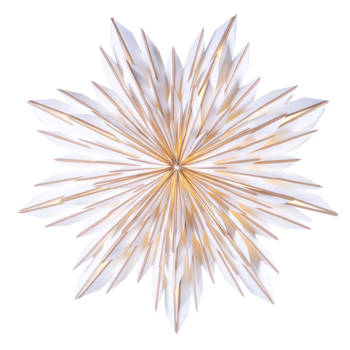 Estrella de Adviento Elsa 60 cm, Dorado-blanco Watt & Veke