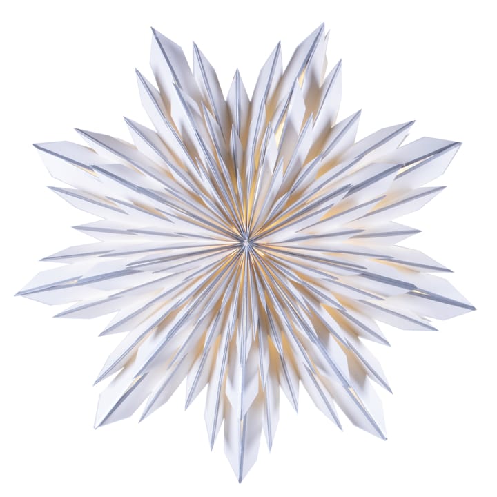 Estrella de Adviento Elsa 60 cm - Plata-blanco - Watt & Veke