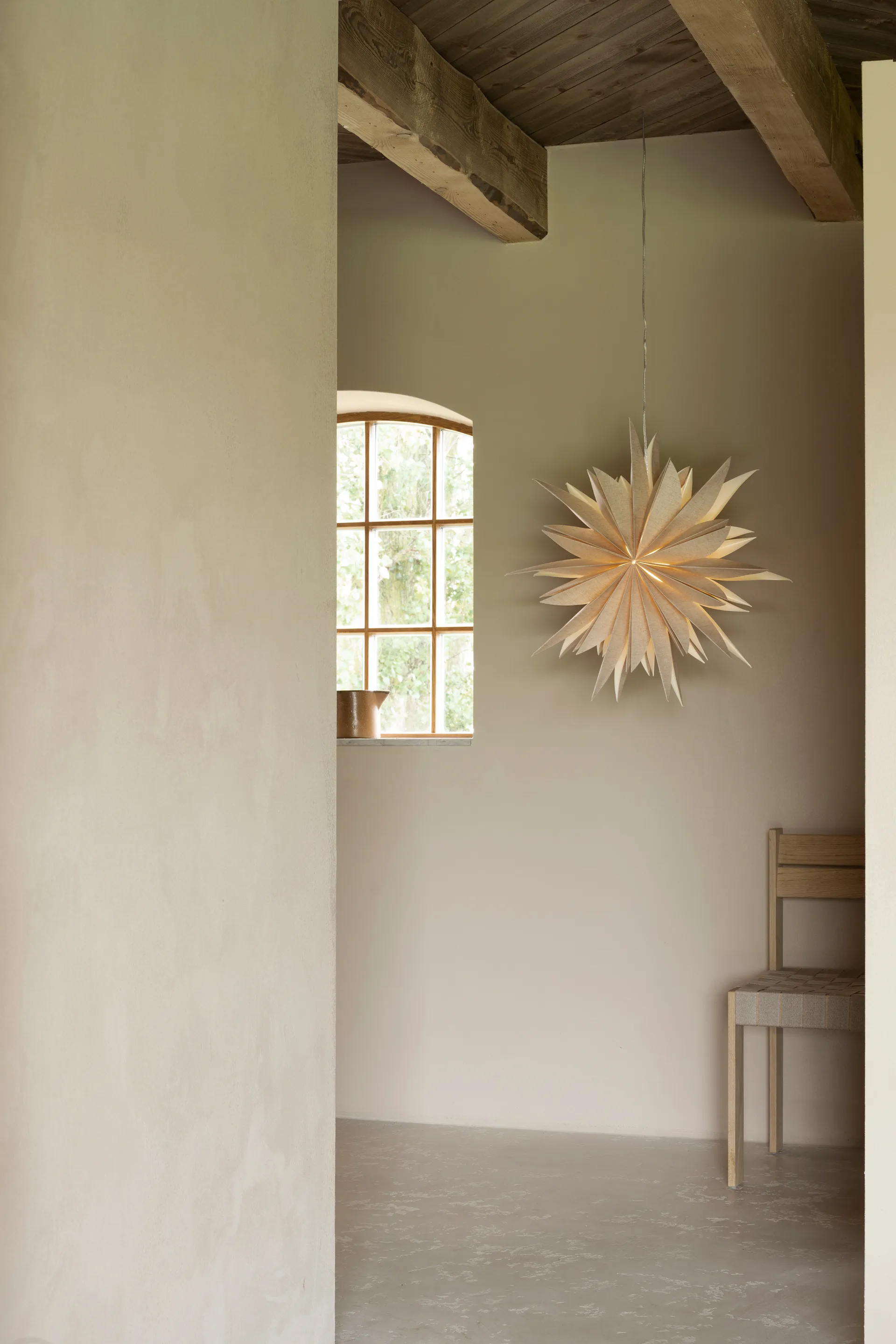 Estrella de Adviento Fiona Ø65 cm, Natural Watt & Veke